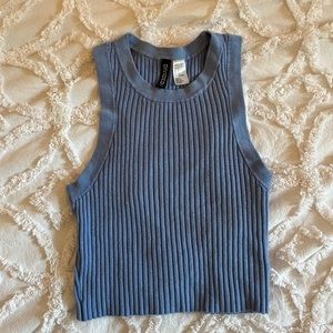H&M High Neck Ripped Tank